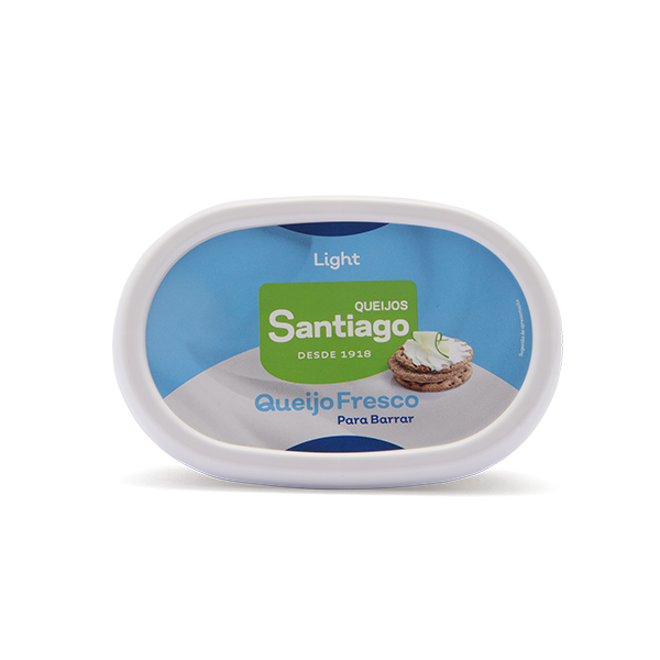 Queijo Fresco para Barrar Light Santiago